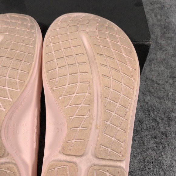 OOFOS Recovery Flip Flops Womens 8 Pink Thong Sandals Comfort - Picture 14 of 16